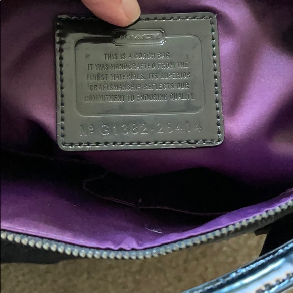 Black coach purse - Picture 5 of 5